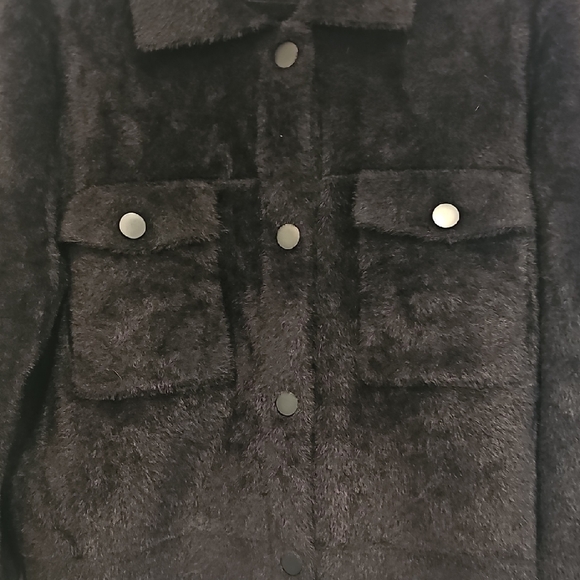 🍄 Cleo Black Jacket, Size M - Picture 5 of 8